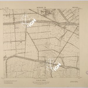 TOPOGRAFIA DELLA PIANURA GROSSETANA - F.128 SEZIONE XI III N.O.B.