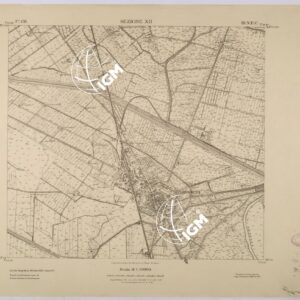 TOPOGRAFIA DELLA PIANURA GROSSETANA - F.128 SEZIONE XII III N.E.C.