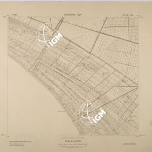 TOPOGRAFIA DELLA PIANURA GROSSETANA - F.128 SEZIONE XIV III S.O.D.