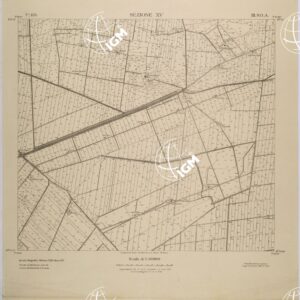 TOPOGRAFIA DELLA PIANURA GROSSETANA - F.128 SEZIONE XV III S.O.A.