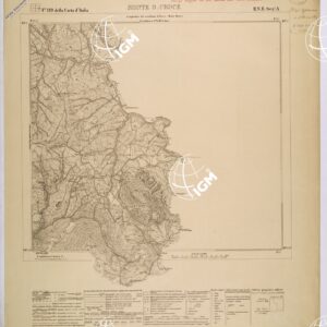 MONTE S. CROCE F.119 II N.E. SEZIONE A.