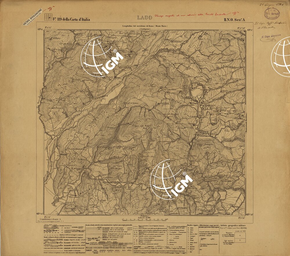 LAGO - F.119 II N.O. SEZIONE A.