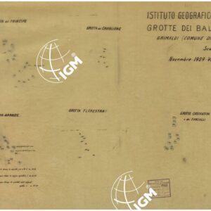ISTITUTO GEOGRAFICO MILITARE GROTTE DEI BALZI ROSSI GRIMALDI COMUNE DI VENTIMIGLIA.