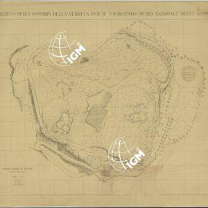 RILIEVO DELLA SOMMITA' DELLA VERRUCA PER IL COSTRUENDO MUSEO NAZIONALE DEGLI ALPINI.