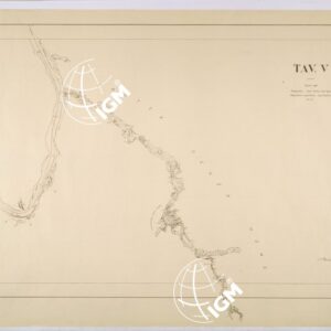 PLANIMETRIA DELLE RR. GROTTE DI POSTUMIA - TAVOLA V.