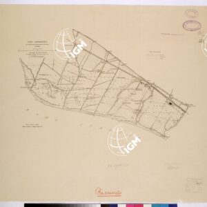 PIANO TOPOGRAFICO DEL POLIGONO DI ESPERIENZE ARMAMENTO AERONAUTICO DI FURBARA.