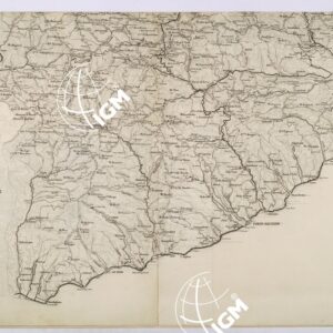 CARTA PER LA MONOGRAFIA DELLE ALPI MARITTIME - FOGLIO 2