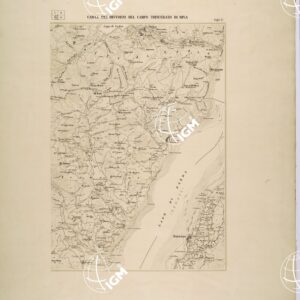 CARTA DEI DINTORNI DEL CAMPO TRINCERATO DI RIVA - FOGLIO 3.