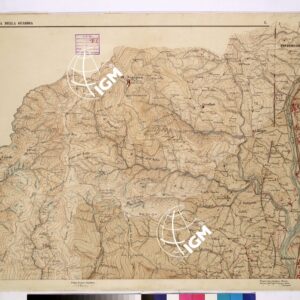 CARTA DEI DINTORNI DI GENOVA - FOGLIO 1.