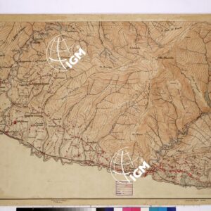 CARTA DEI DINTORNI DI GENOVA - FOGLIO IX.