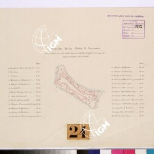 PIANTA DELLA CITTA' DI TARANTO.