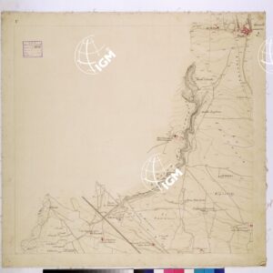 PIANTA TOPOGRAFICA DI TARANTO E DINTORNI LEVATA 1 10.000 NELL'ANNO 1862 - FOGLIO 1.