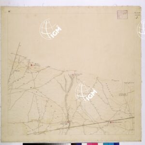 PIANTA TOPOGRAFICA DI TARANTO E DINTORNI LEVATA 1 10.000 NELL'ANNO 1862 - FOGLIO 3.