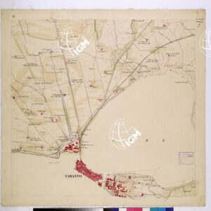 PIANTA TOPOGRAFICA DI TARANTO E DINTORNI LEVATA 1 10.000 NELL'ANNO 1862 - FOGLIO 6.