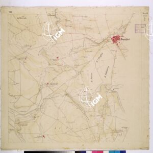 PIANTA TOPOGRAFICA DI TARANTO E DINTORNI LEVATA 1 10.000 NELL'ANNO 1862 - FOGLIO 8.