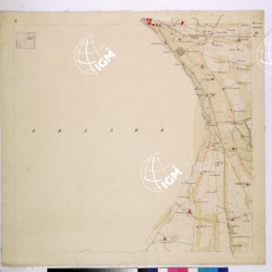 PIANTA TOPOGRAFICA DI TARANTO E DINTORNI LEVATA 1 10.000 NELL'ANNO 1862 - FOGLIO 10.