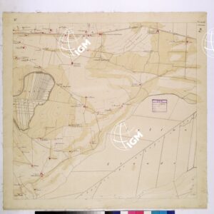 PIANTA TOPOGRAFICA DI TARANTO E DINTORNI LEVATA 1 10.000 NELL'ANNO 1862 - FOGLIO 11.