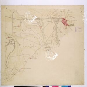 PIANTA TOPOGRAFICA DI TARANTO E DINTORNI LEVATA 1 10.000 NELL'ANNO 1862 - FOGLIO 12.