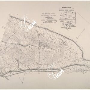SOCIETA' MINERARIA-ELETTRICA DEL VALDARNO PIANTA DELLA MINIERA DI CASTELNUOVO - FOGLIO 5.