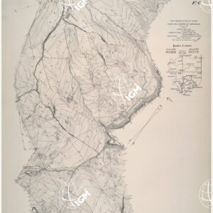 SOCIETA' MINERARIA-ELETTRICA DEL VALDARNO PIANTA DELLA MINIERA DI CASTELNUOVO - FOGLIO 6.