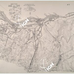SOCIETA' MINERARIA-ELETTRICA DEL VALDARNO PIANTA DELLA MINIERA DI CASTELNUOVO - FOGLIO 7.