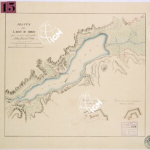 PIANTA DEL LAGO D'IDRO.