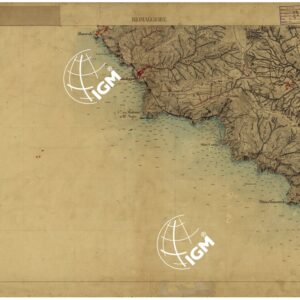 CARTA TOPOGRAFICA DEL GOLFO E BACINO DI SPEZIA - FOGLIO 7.