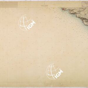 CARTA TOPOGRAFICA DEL GOLFO E BACINO DI SPEZIA - FOGLIO 12.