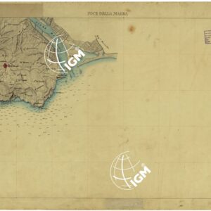 CARTA TOPOGRAFICA DEL GOLFO E BACINO DI SPEZIA - FOGLIO 13.