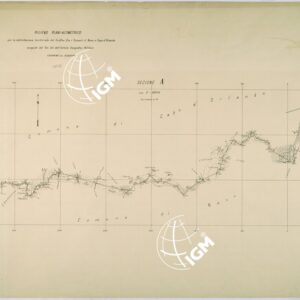 RILIEVO PLANI-ALTIMETRICO PER LA DELINEAZIONE DEL CONFINE FRA I COMUNI DI NASO E CAPO D'ORLANDO ESEGUITO DAL TEN COL. DELL'ISTITUTO GEOGRAFICO MILITARE FERRARA CAV. GIUSEPPE - SEZIONE A.
