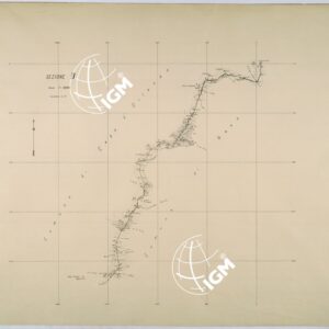 RILIEVO PLANI-ALTIMETRICO PER LA DELINEAZIONE DEL CONFINE FRA I COMUNI DI NASO E CAPO D'ORLANDO ESEGUITO DAL TEN COL. DELL'ISTITUTO GEOGRAFICO MILITARE FERRARA CAV. GIUSEPPE - SEZIONE B.