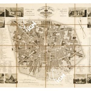 PIANTA DELLA CITTA' DI BOLOGNA