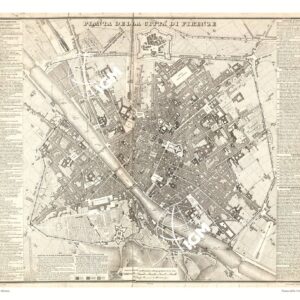 PIANTA DELLA CITTA' DI FIRENZE