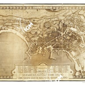 NUOVA PIANTA DI NAPOLI INCISA DA STEFANO GIRAUD L'ANNO 1767