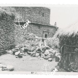 Macallè - un'operazione delicata - si estrae una pulce penetrante - FT00000996