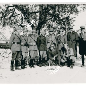 Vannini e un gruppo di militari in posa - FT00001644