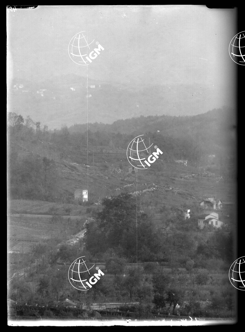 Dal S. Marco a Vertojba visto dal Castello di Gorizia - LN00001171
