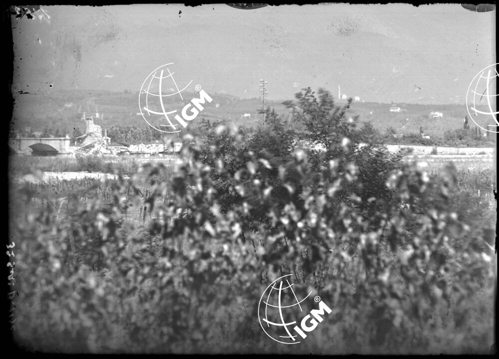 Telefotografia del Ponte ferroviario della Priula. - LN00002257