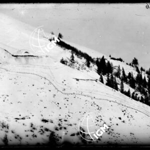 Telefotografie della Zona Dosso dei Morti - Dosso Brull - del Forte Por - dei rafforzamenti sopra il F.te Por - LN00002781