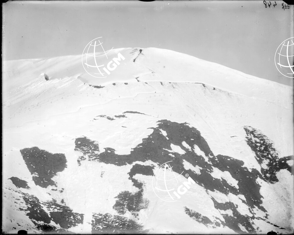 Telefotografie della Zona Dosso dei Morti - Dosso Brull - del Forte Por - dei rafforzamenti sopra il F.te Por - LN00003870