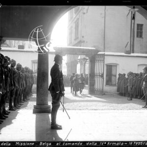 Arrivo della Missione Belga al comando della IV^ Armata-16 Febbraio 1917. - LN00004855