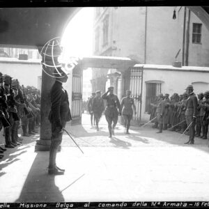 Arrivo della Missione Belga al comando della IV^ Armata-16 Febbraio 1917. - LN00004856