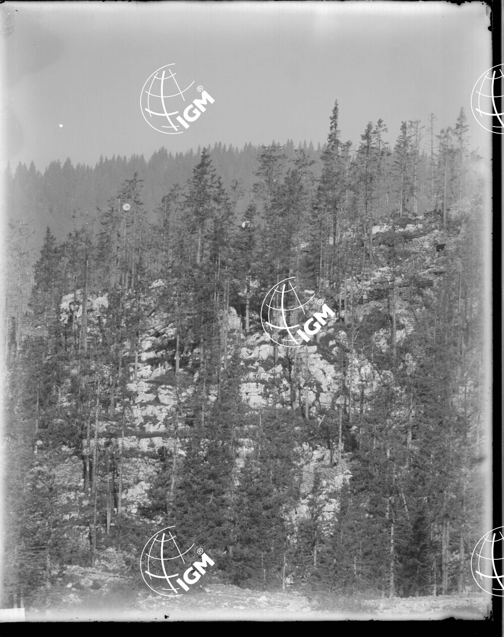 Telefotografia della linea austriaca dello Zebio - LN00006369