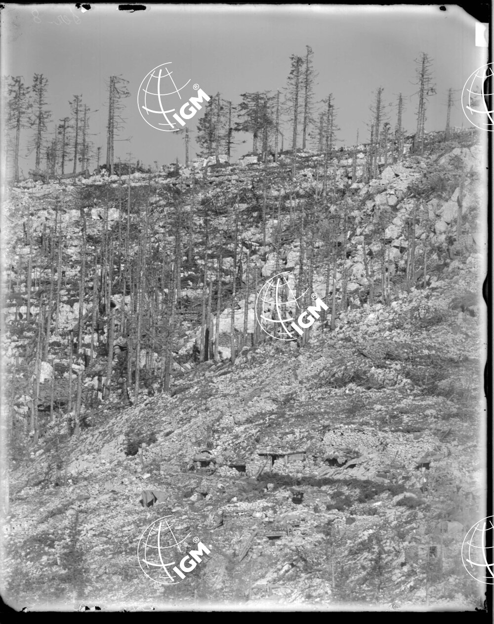 Telefotografia della linea austriaca dello Zebio - LN00006372