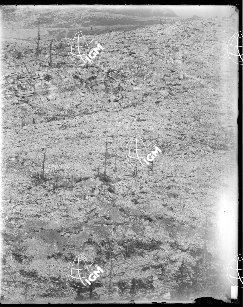Telefotografia della linea austriaca dello Zebio - LN00006379