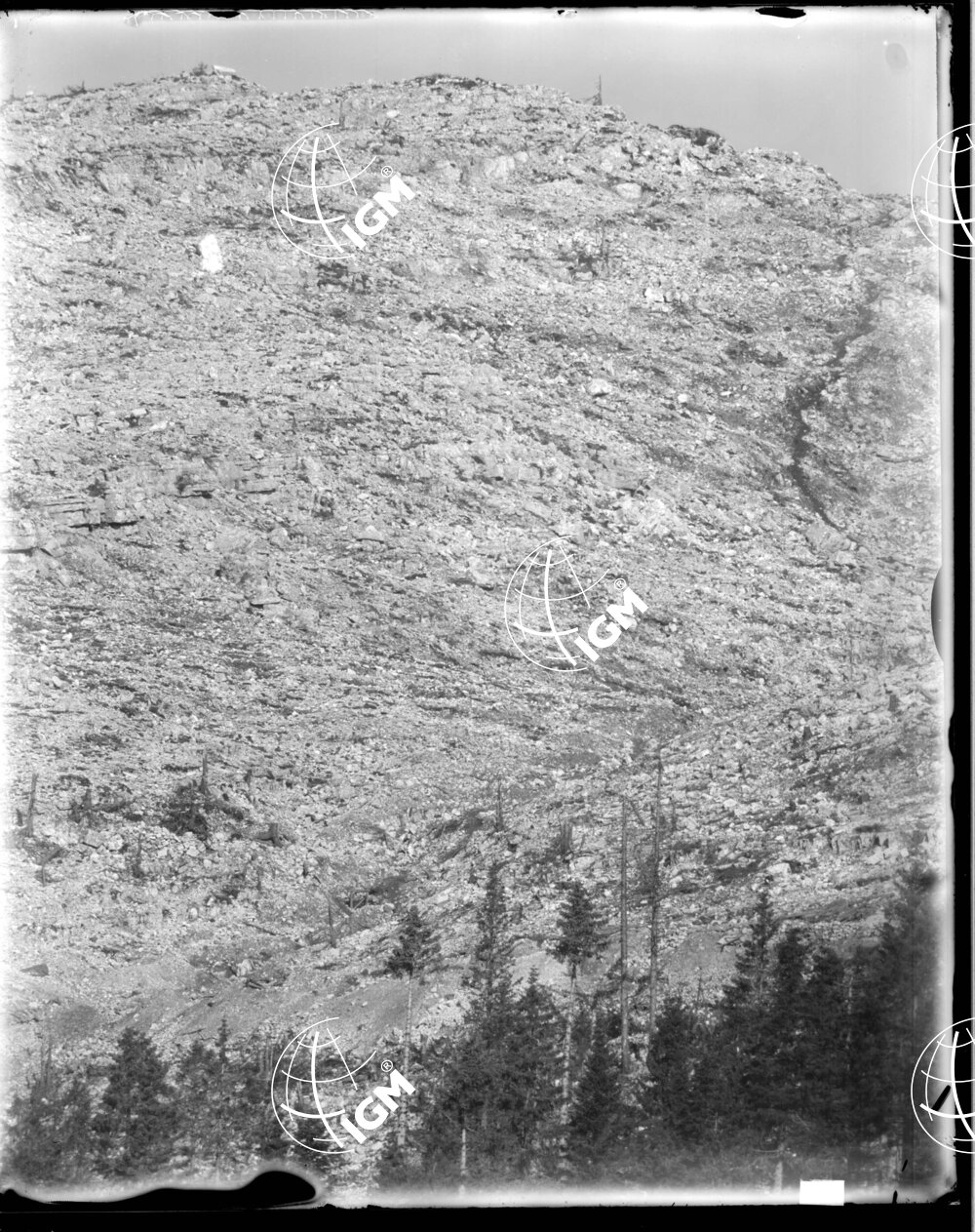 Telefotografia della linea austriaca dello Zebio - LN00006380