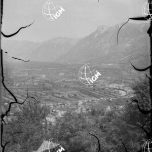 Veduta panoramica dello sbocco Val D'Astico al Piano - LN00006499