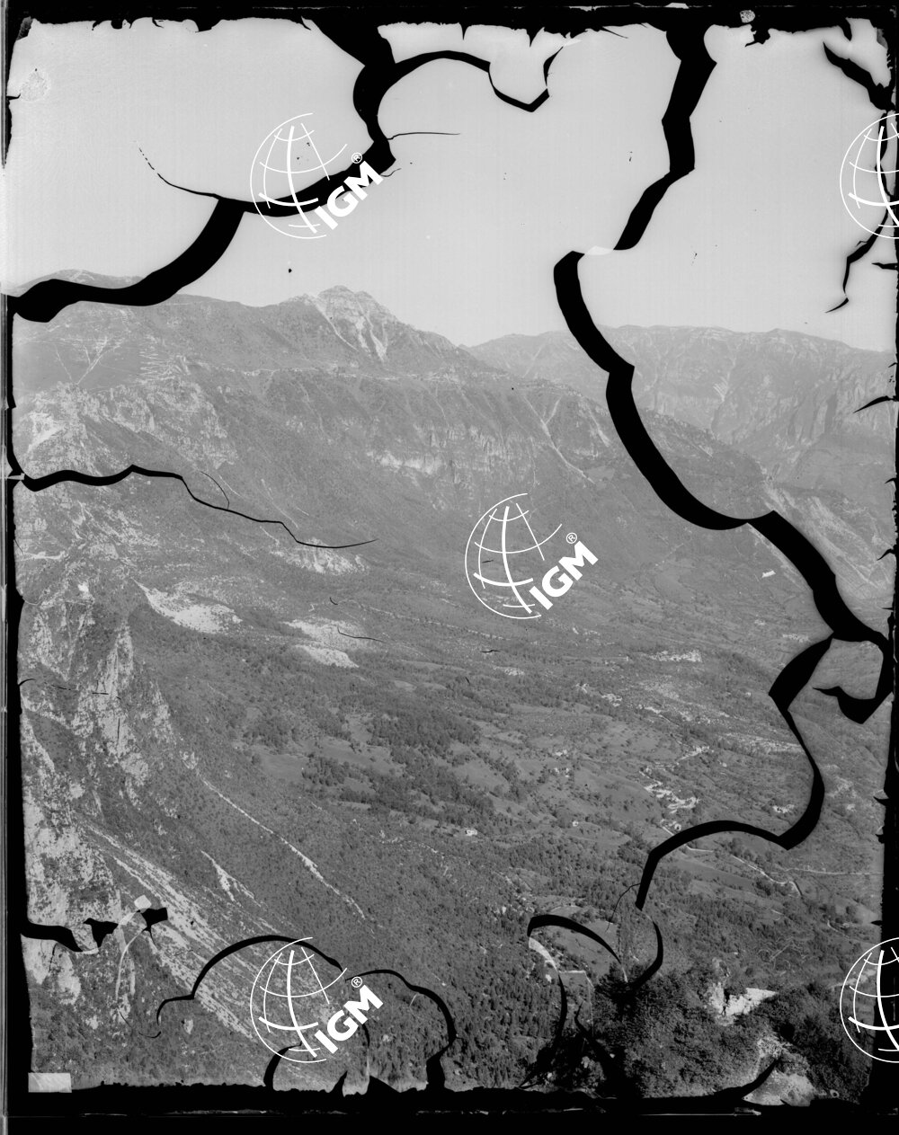 Veduta panoramica della Val D'Astico - LN00006503
