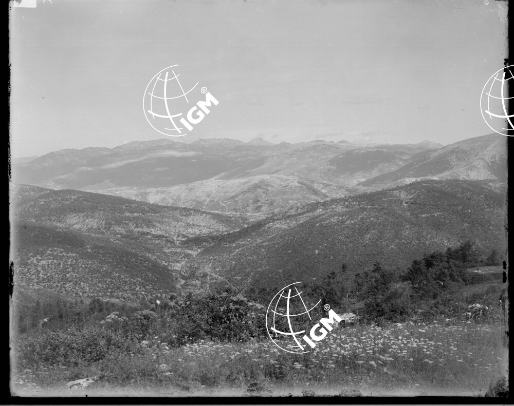 Veduta panoramica della zona Monte Bertiaga e Gruppo delle Melette - LN00006514