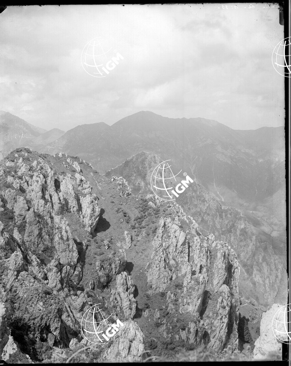 Serie Val Giudicaria N. 4-A Panorama dallo Stigolo a M.te Tremalzo - LN00006559